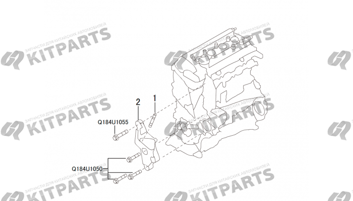 Передний кронштейн Haval H2