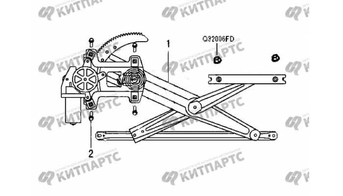 Стеклоподъемник передней двери Great Wall